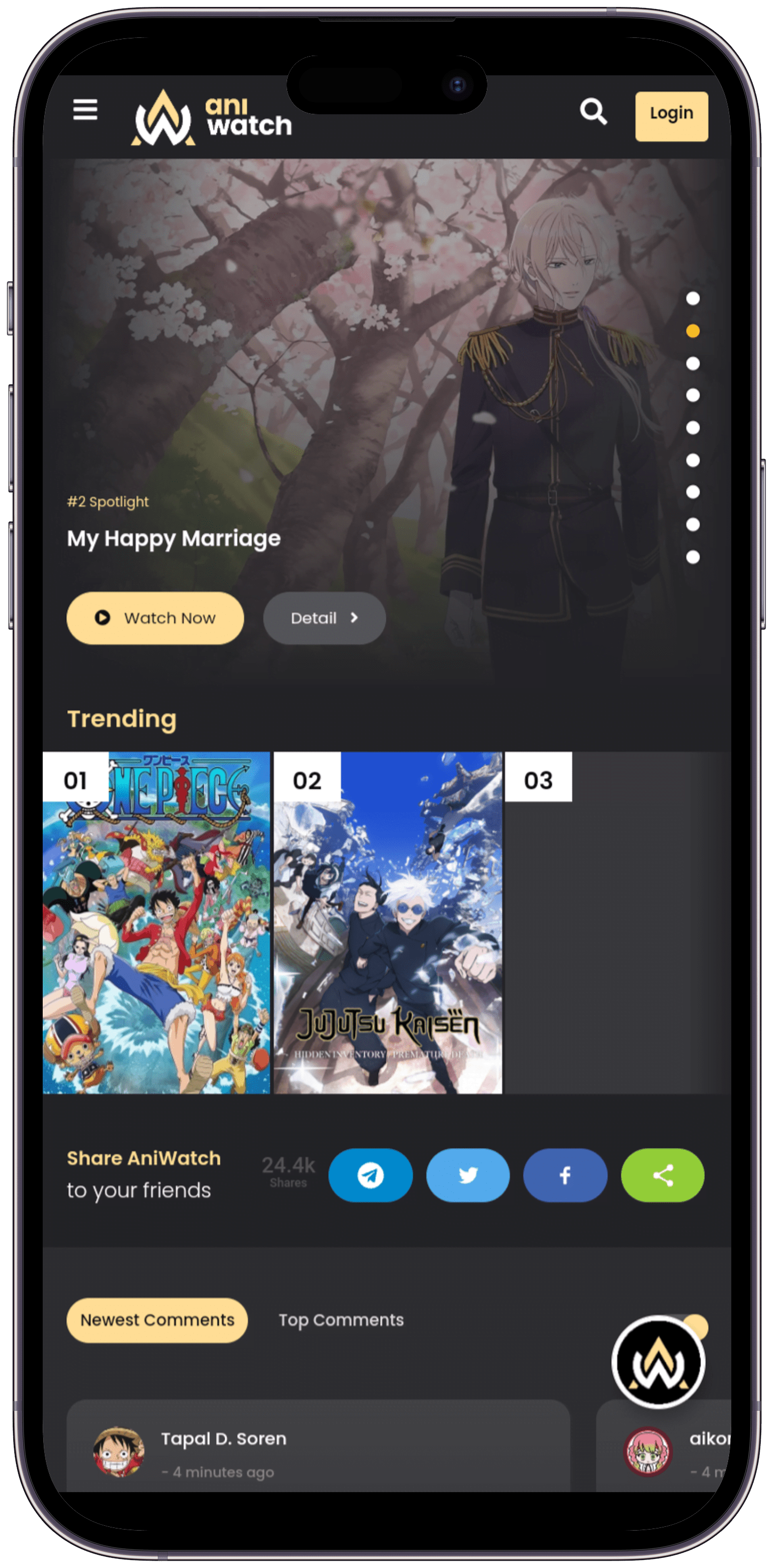 Aniwatch apk download